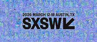 Schriftzug SXSW 2026 in Austin, Texas